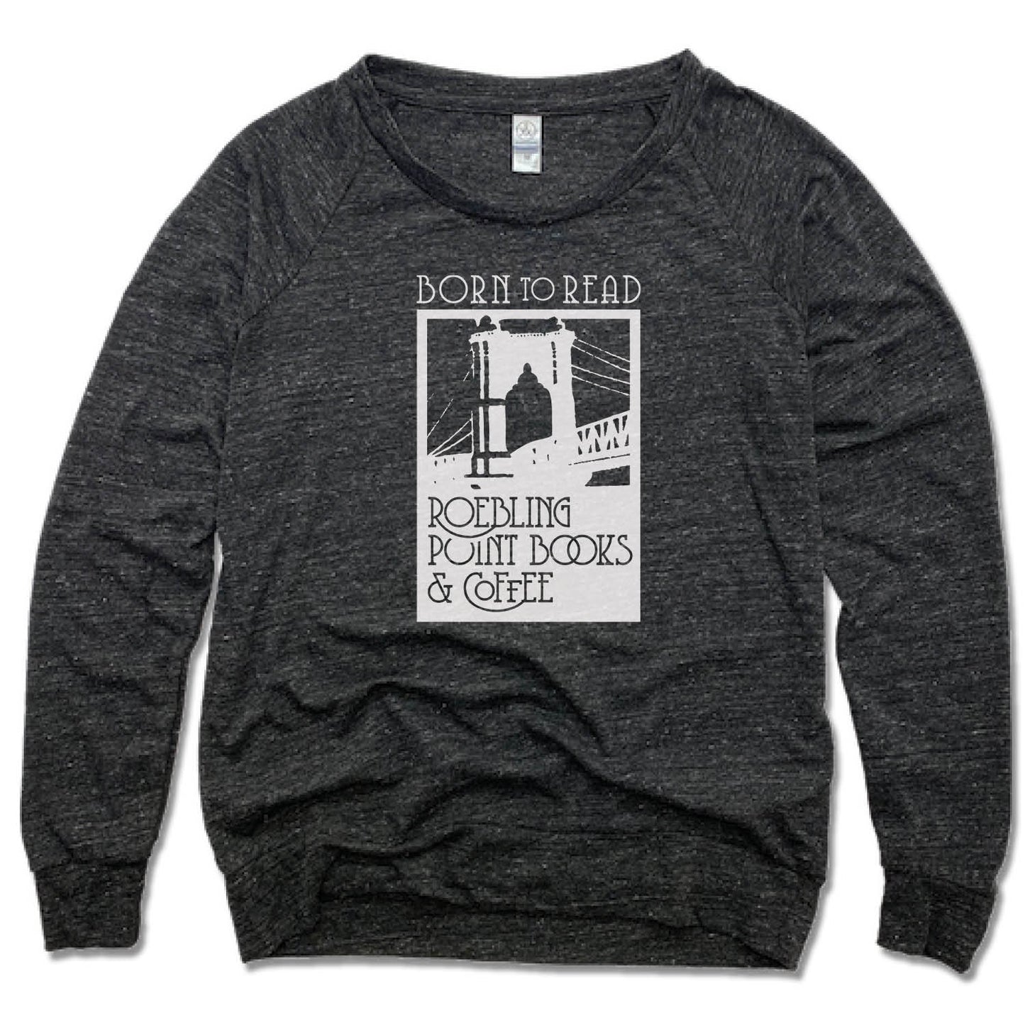 ROEBLING POINT BOOKS | LADIES SLOUCHY | WHITE LOGO