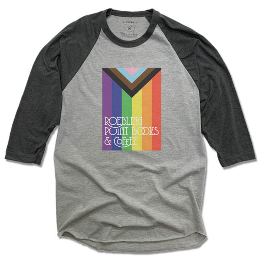 ROEBLING POINT BOOKS | GRAY 3/4 SLEEVE | LOGO