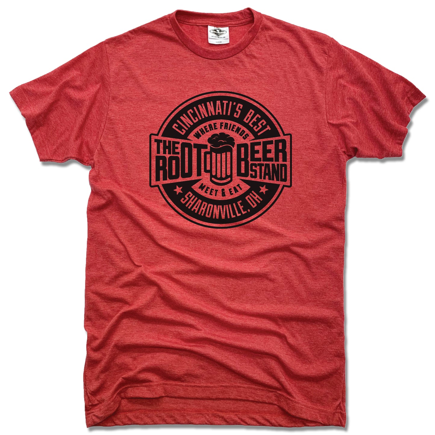 UNISEX RED TEE | Patch | The Root Beer Stand