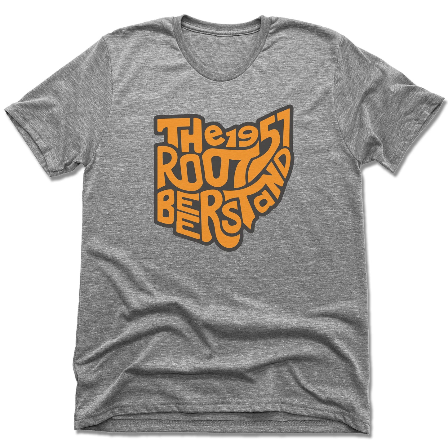 UNISEX Gray Tee | Ohio | The Root Beer Stand