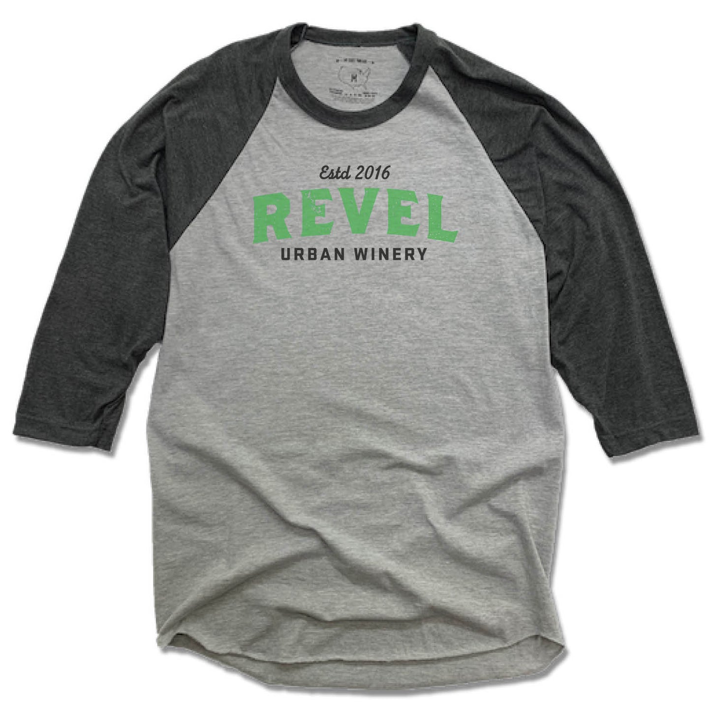 REVEL | GREEN LOGO | 3/4 SLEEVE