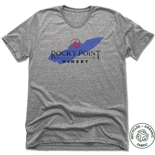 ROCKY POINT WINERY | UNISEX GRAY Recycled Tri-Blend | LAKE ERIE