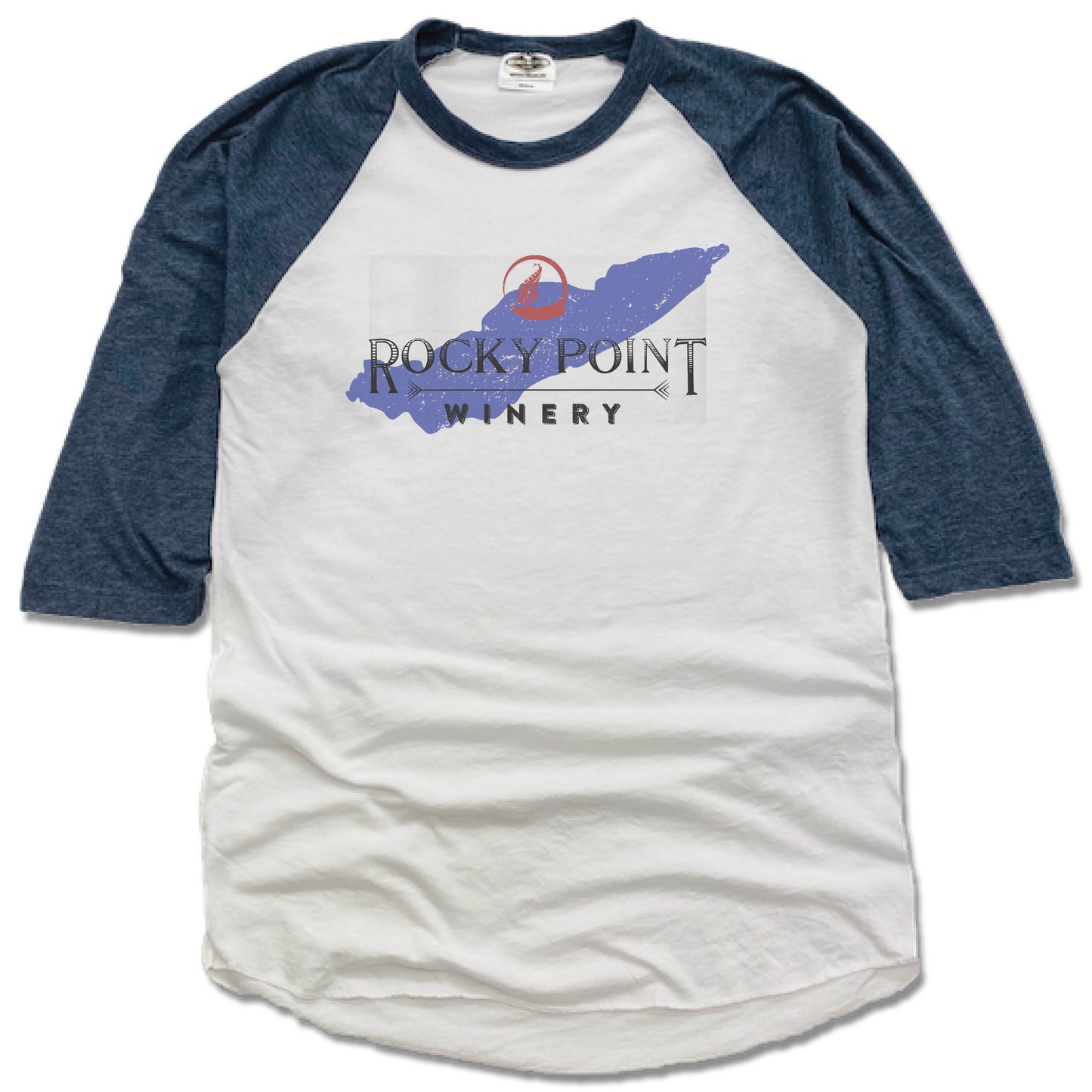 ROCKY POINT WINERY | NAVY 3/4 SLEEVE | LAKE ERIE