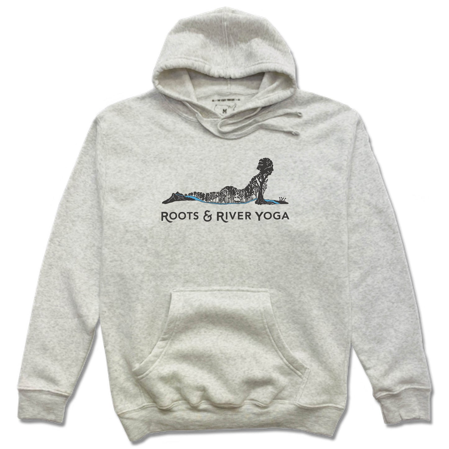 ROOTS & RIVER YOGA | HOODIE | BLACK LOGO