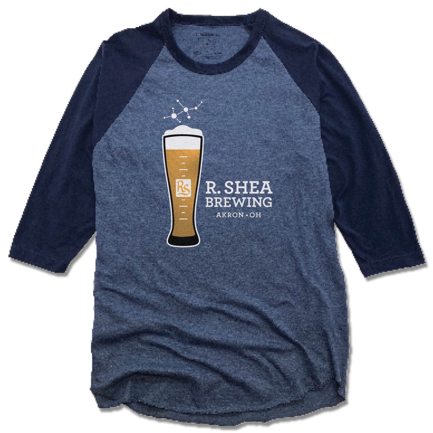 R. SHEA BREWING. | DENIM/NAVY 3/4 SLEEVE | BREWED TO A SCIENCE