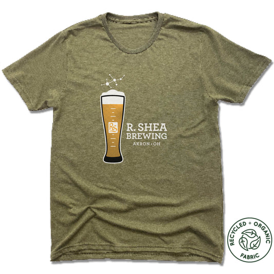 R. SHEA BREWING. | UNISEX OLIVE Recycled Tri-Blend | BREWED TO A SCIENCE