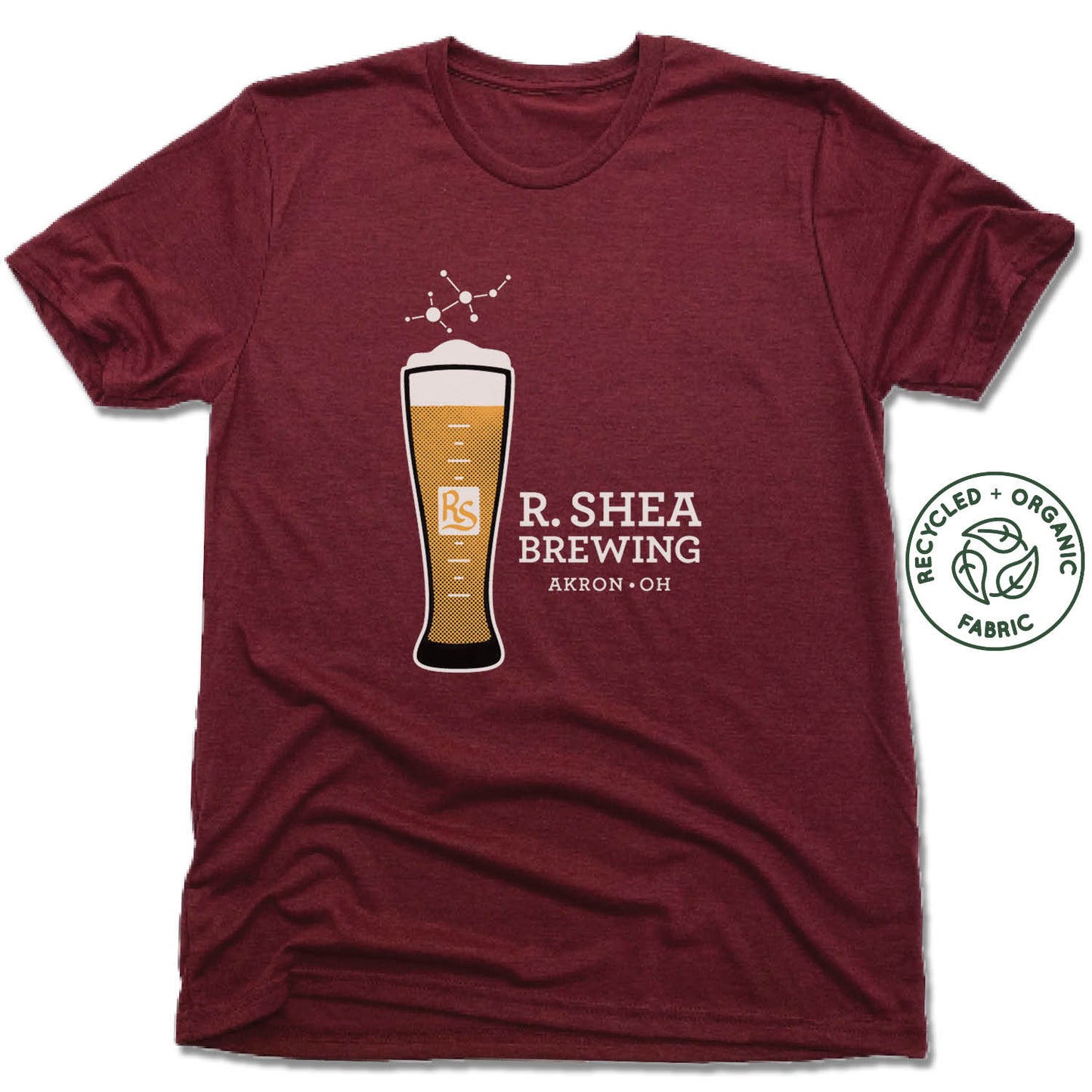 R. SHEA BREWING. | UNISEX VINO RED Recycled Tri-Blend | BREWED TO A SCIENCE