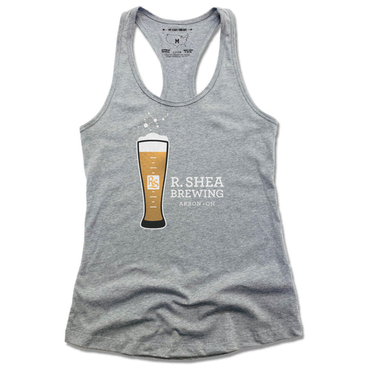 R. SHEA BREWING | LADIES GRAY TANK | BREWED TO A SCIENCE