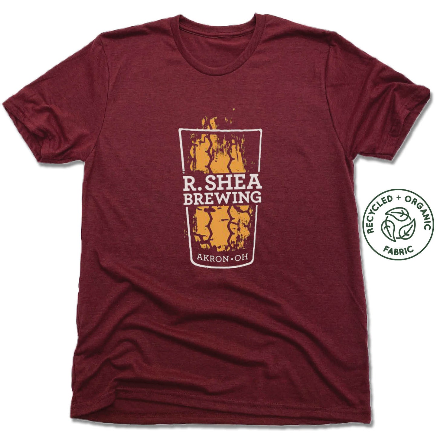 R. SHEA BREWING. | UNISEX VINO RED Recycled Tri-Blend | GLASS
