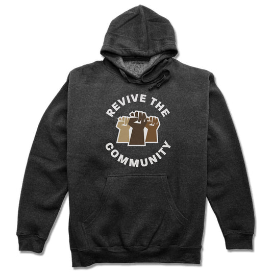 REVIVE THE COMMUNITY | HOODIE | WHITE LOGO