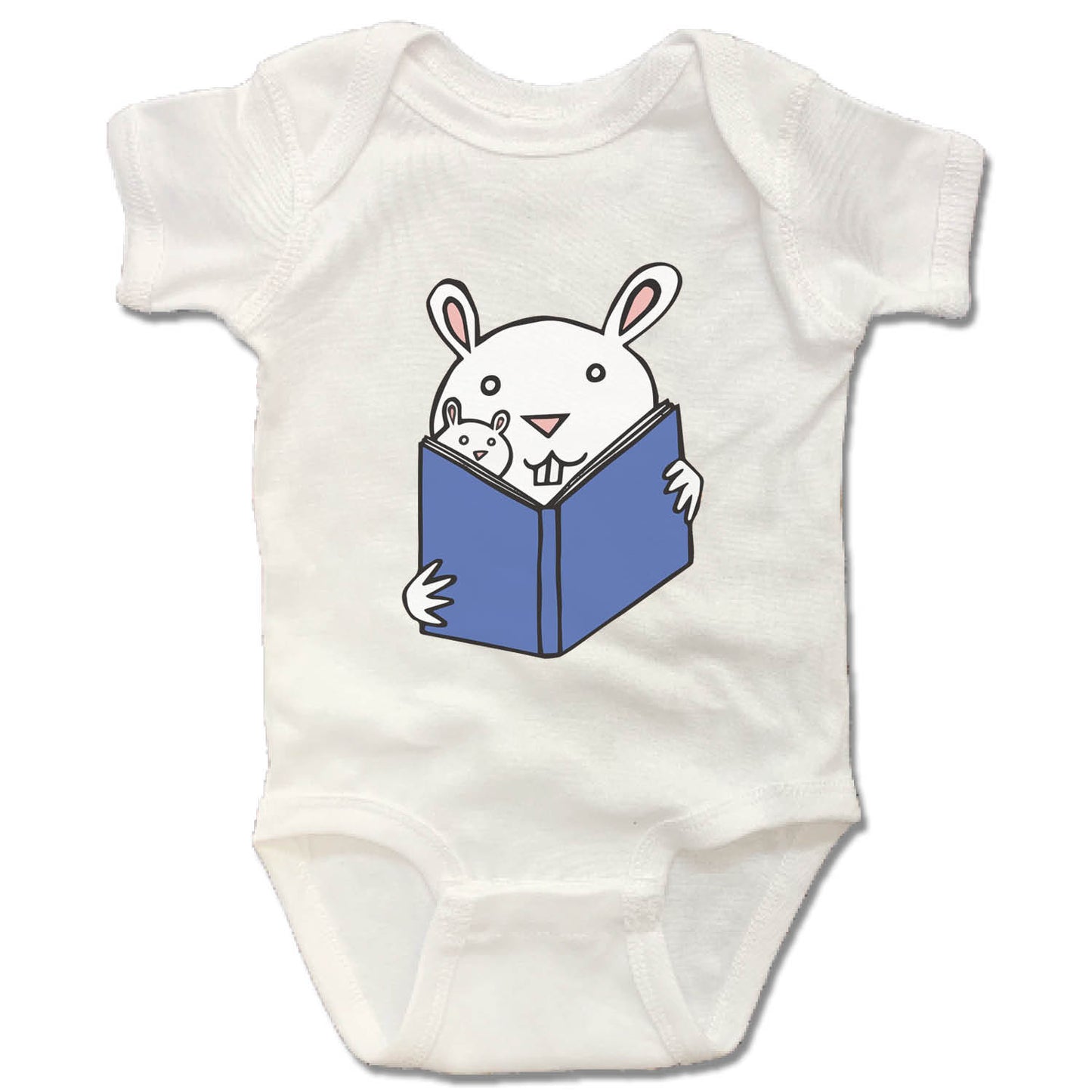 READ WITH ME | WHITE ONESIE | READING BUNNIES