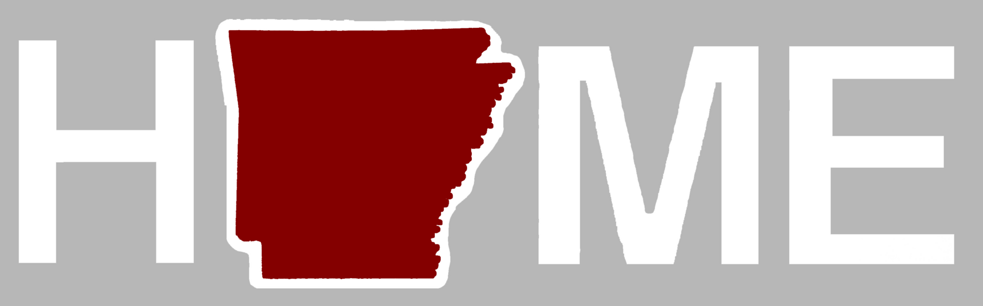 Arkansas Sticker | Red