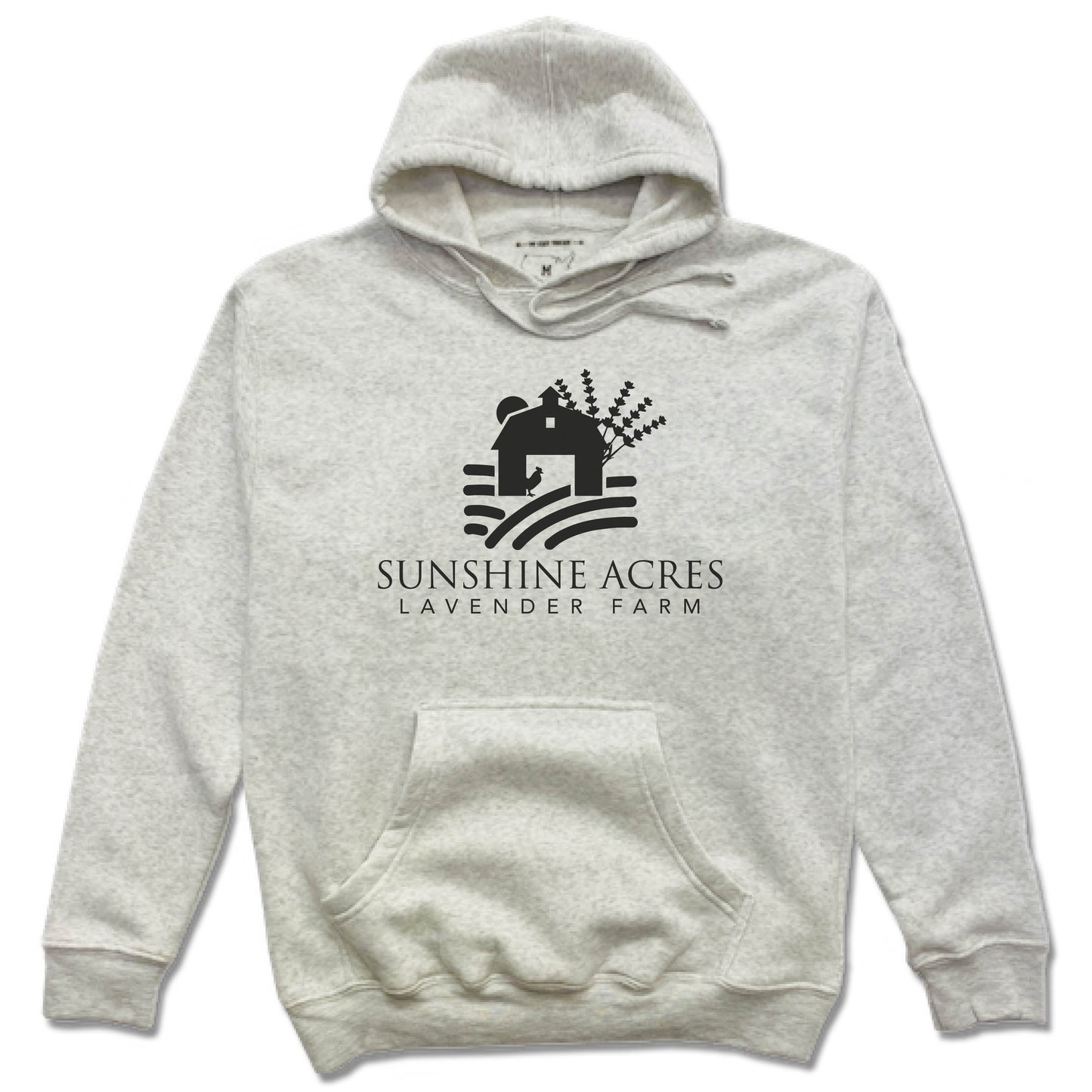 SUNSHINE ACRES LAVENDER FARM | HOODIE | BLACK LOGO