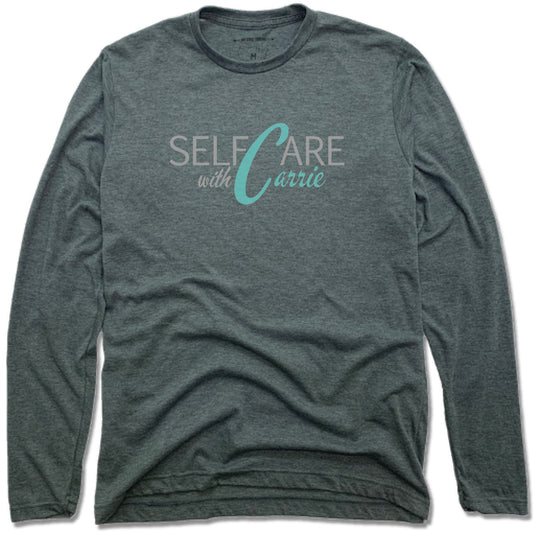 SELF CARE WITH CARRIE | UNISEX LONG SLEEVE TEE | COLOR LOGO