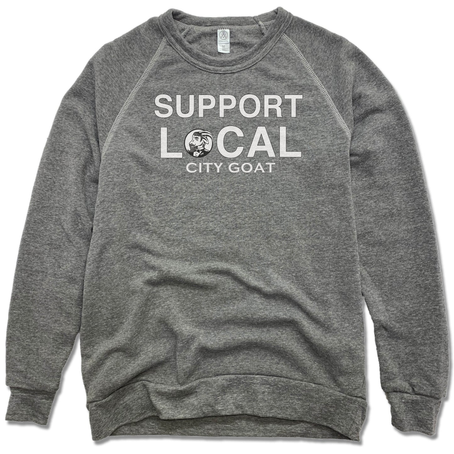 SUPPORT LOCAL | FLEECE SWEATSHIRT | CITY GOAT