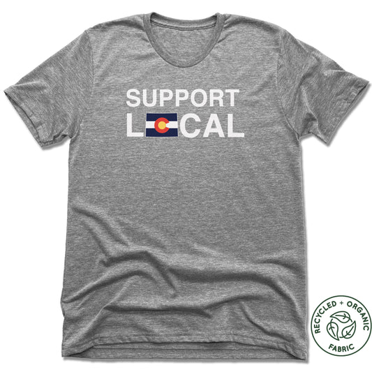 COLORADO | UNISEX GRAY Recycled Tri-Blend | SUPPORT LOCAL
