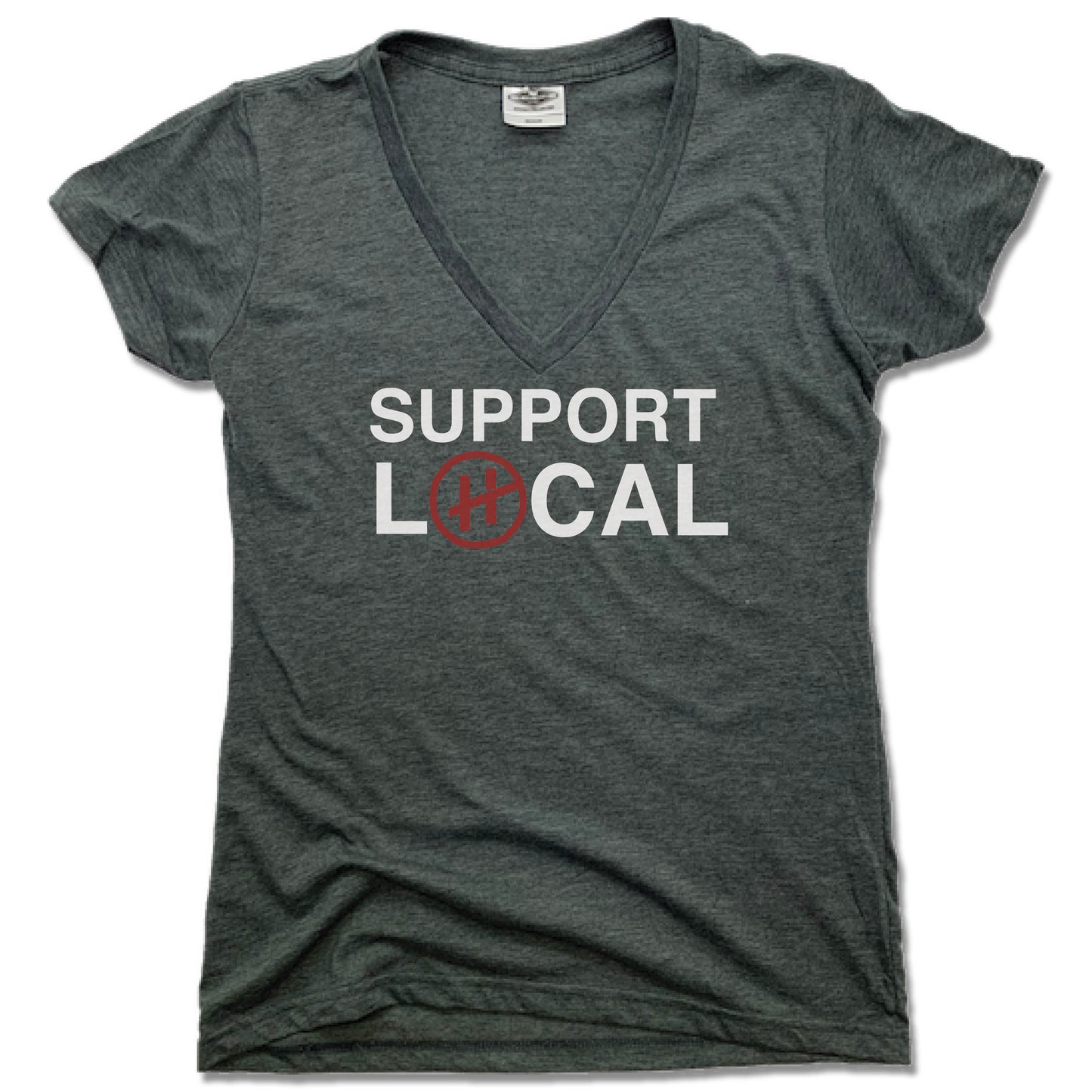 HANNAFORD | LADIES V-NECK | SUPPORT LOCAL