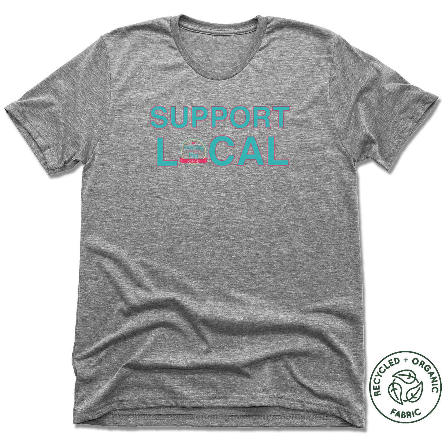 LEARNING THROUGH PLAY | UNISEX GRAY Recycled Tri-Blend | SUPPORT LOCAL