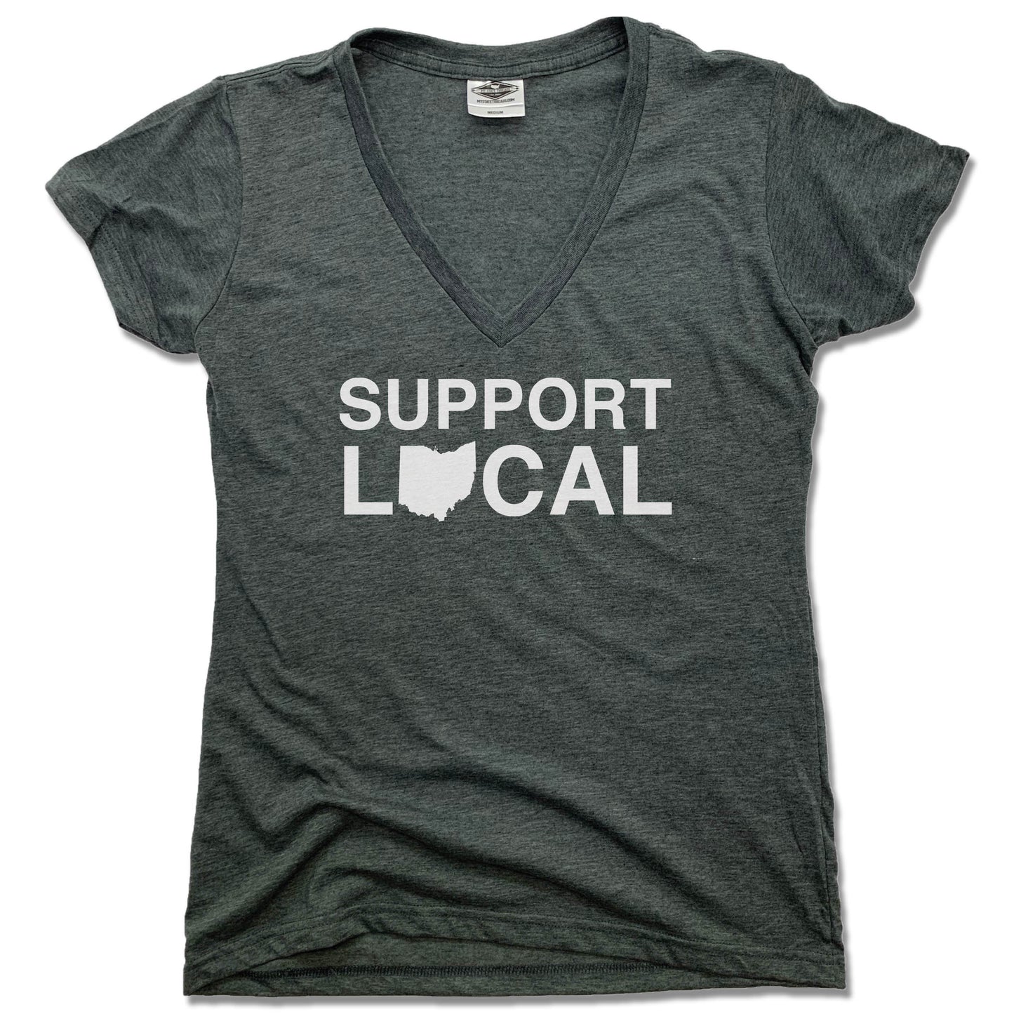 Support Local Ohio | LADIES V-NECK
