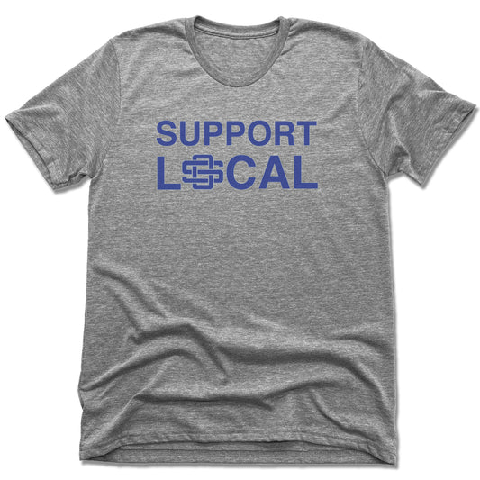SUPPORT LOCAL | UNISEX GRAY Recycled Tri-Blend | OCEAN SPRINGS