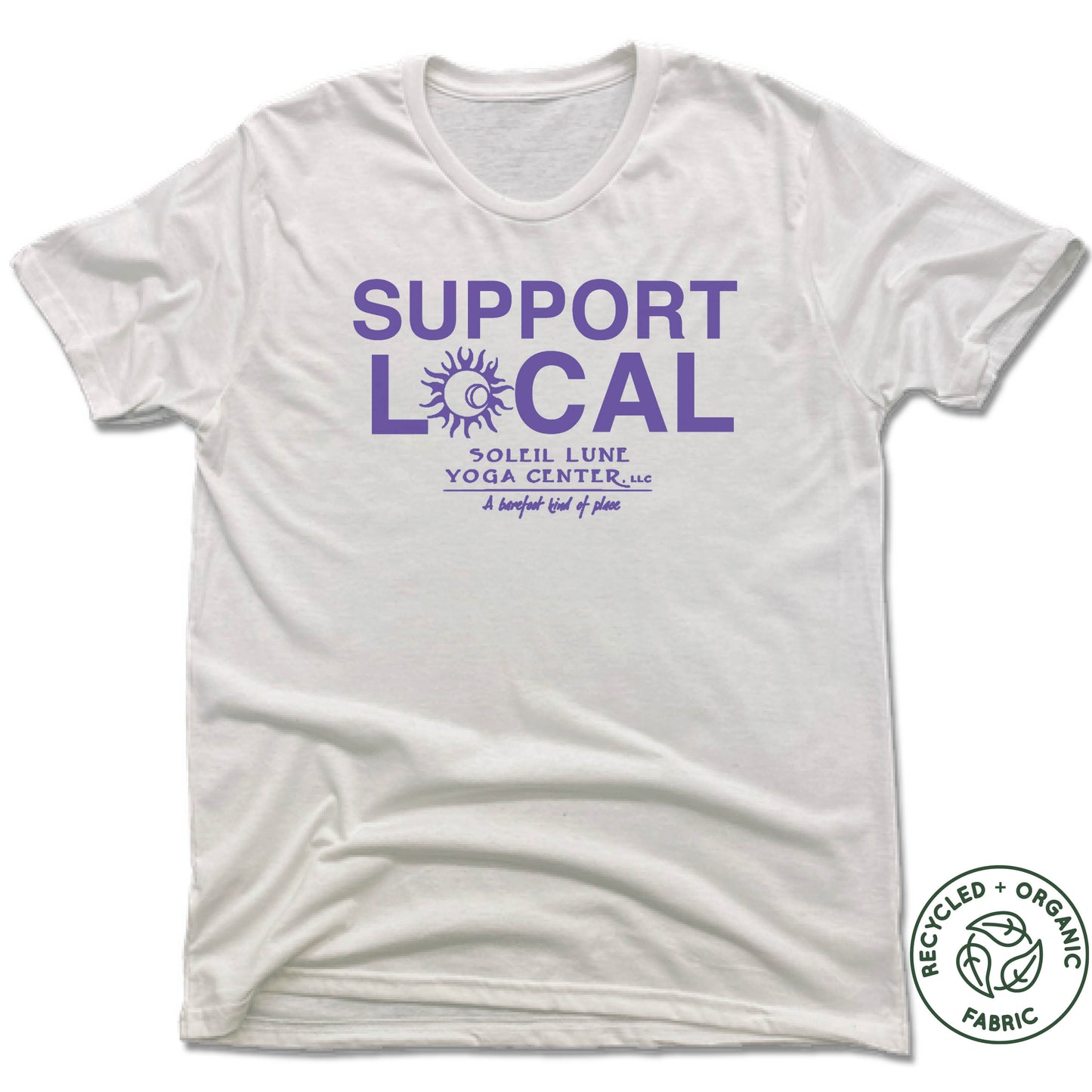 SOLEIL LUNE | UNISEX WHITE Recycled Tri-Blend | SUPPORT LOCAL