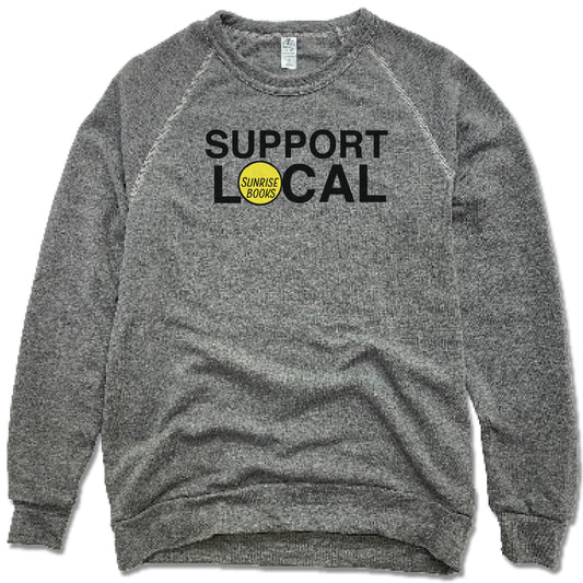 SUNRISE BOOKS | FLEECE SWEATSHIRT | SUPPORT LOCAL