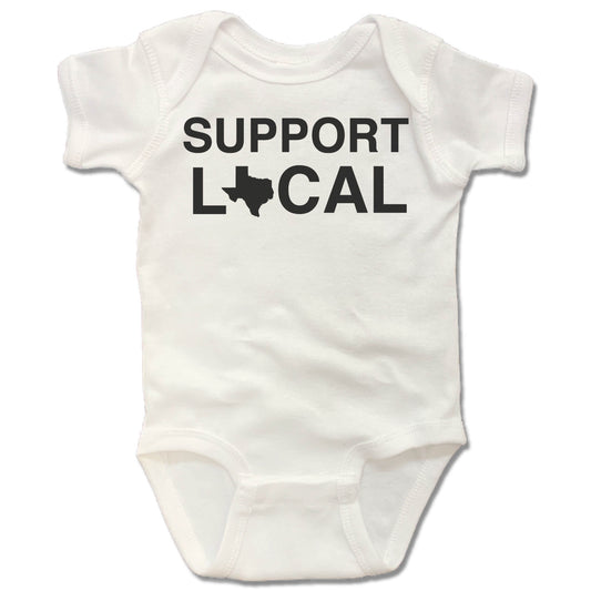 SUPPORT LOCAL | WHITE ONESIE