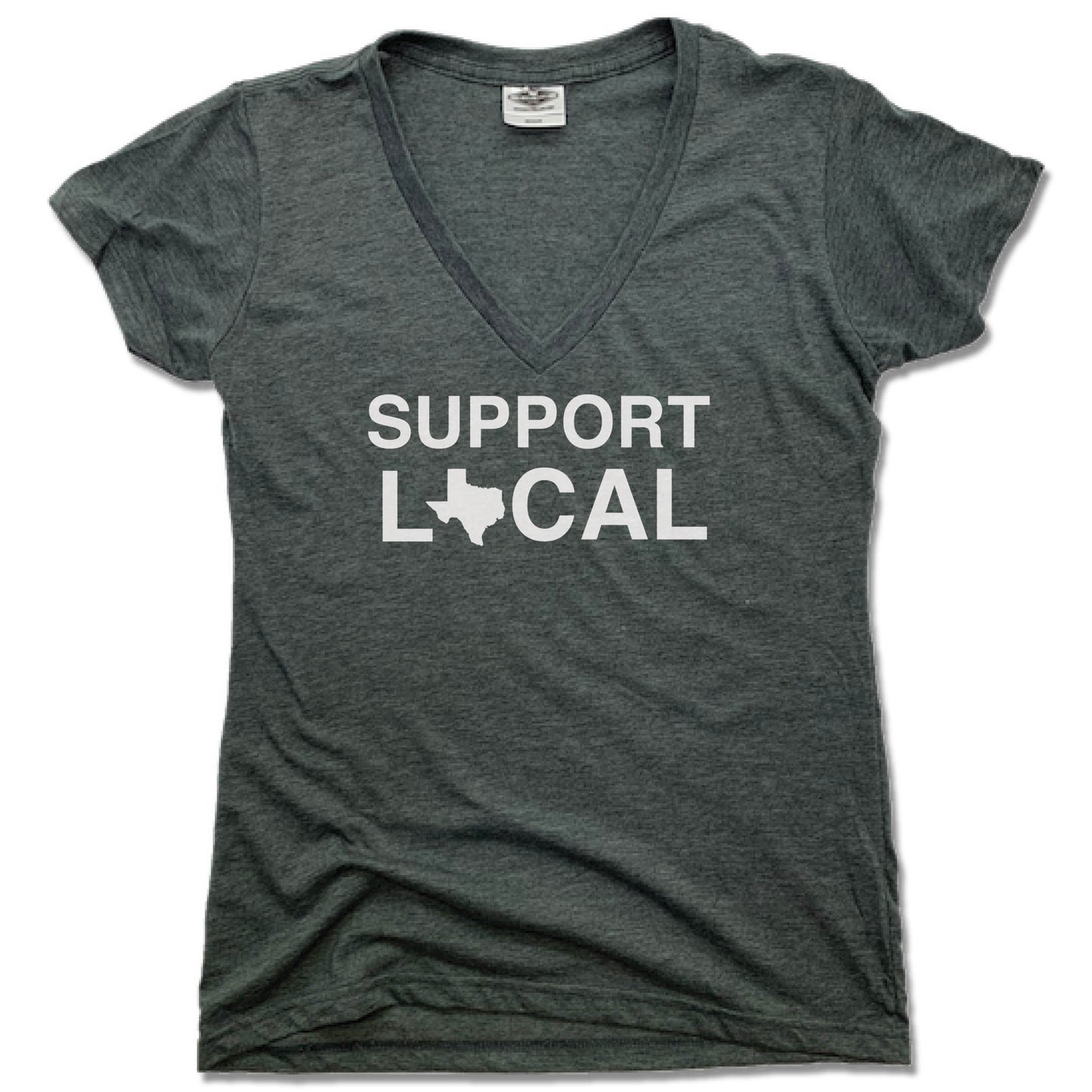 SUPPORT LOCAL | LADIES V-NECK