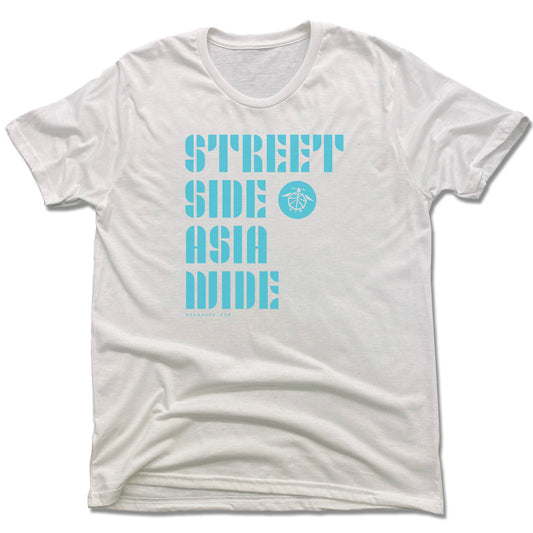 UNISEX White Recycled Tri-Blend | STREET SIDE ASIA WIDE | QUAN HAPA