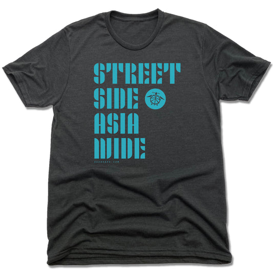 UNISEX BLACK Recycled Tri-Blend | STREET SIDE ASIA WIDE | QUAN HAPA