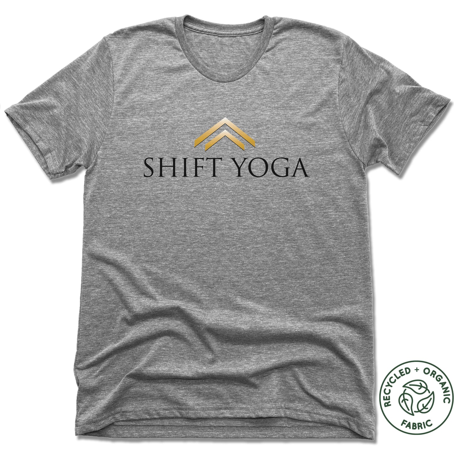 SHIFT YOGA | UNISEX GRAY Recycled Tri-Blend | COLOR LOGO