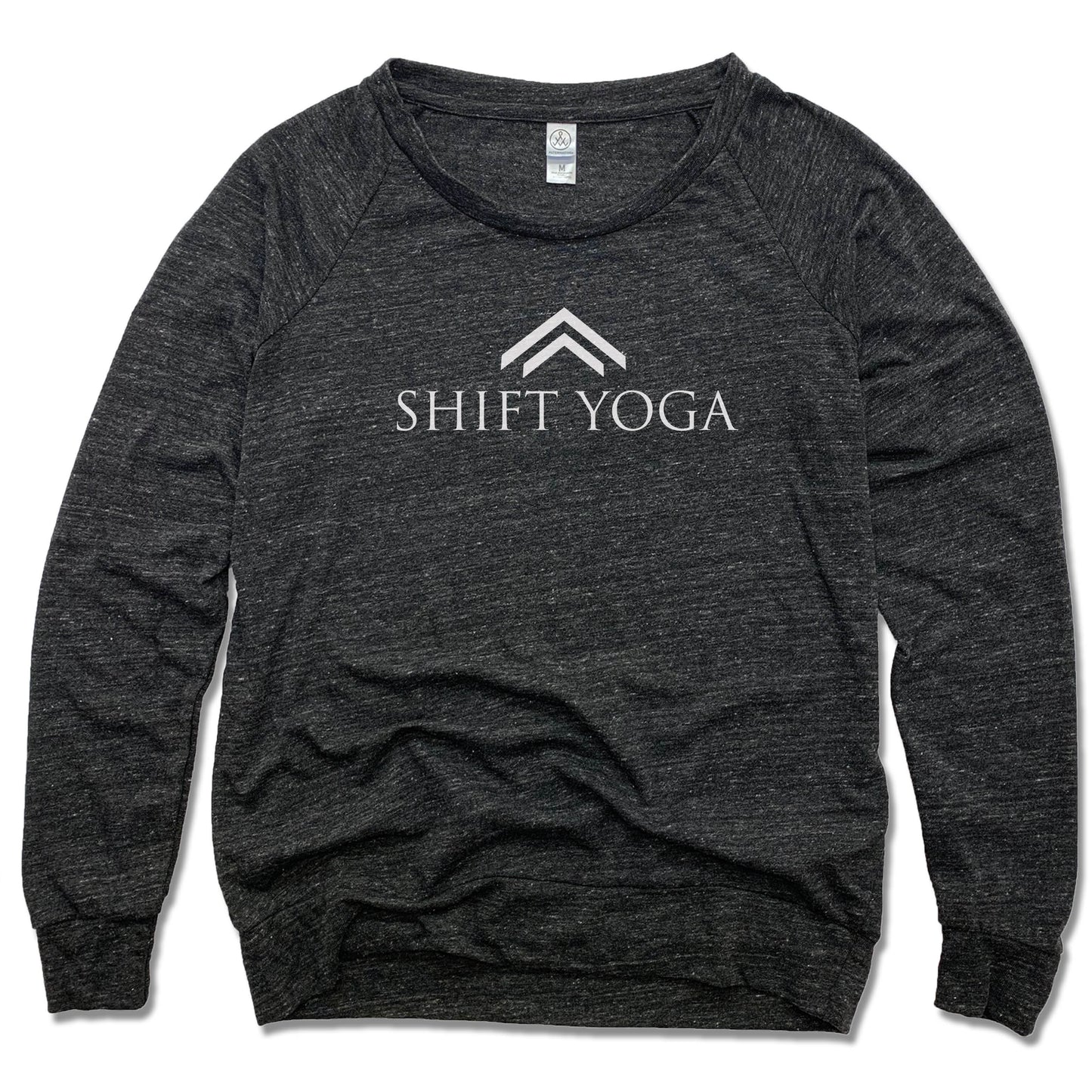 SHIFT YOGA | LADIES SLOUCHY | WHITE LOGO