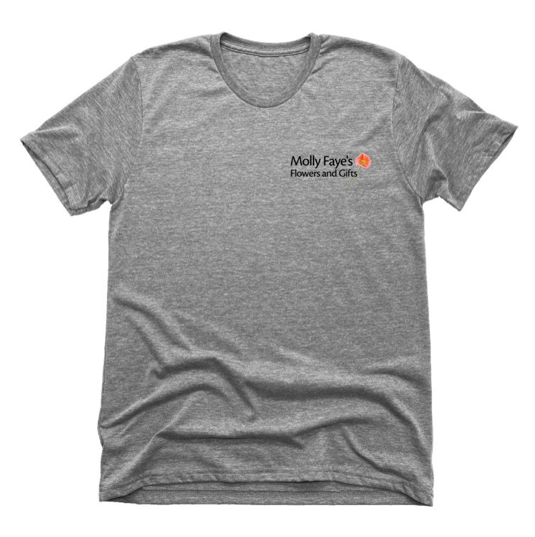 MOLLY FAYE'S | UNISEX GRAY Recycled Tri-Blend | DESIGN