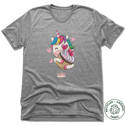 TRES BELLE | UNISEX GRAY Recycled Tri-Blend | UNICORN