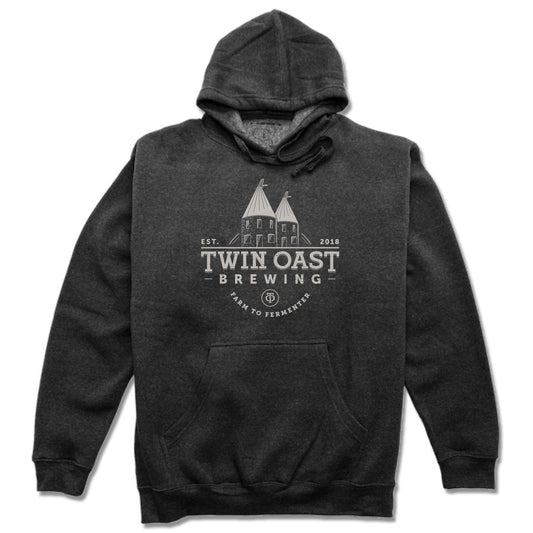 TWIN OAST BREWING | HOODIE | WHITE LOGO