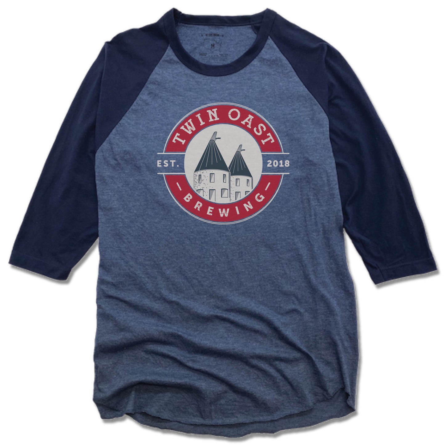 TWIN OAST BREWING | DENIM/NAVY 3/4 SLEEVE | RED SEAL