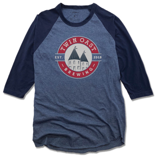 TWIN OAST BREWING | DENIM/NAVY 3/4 SLEEVE | RED SEAL