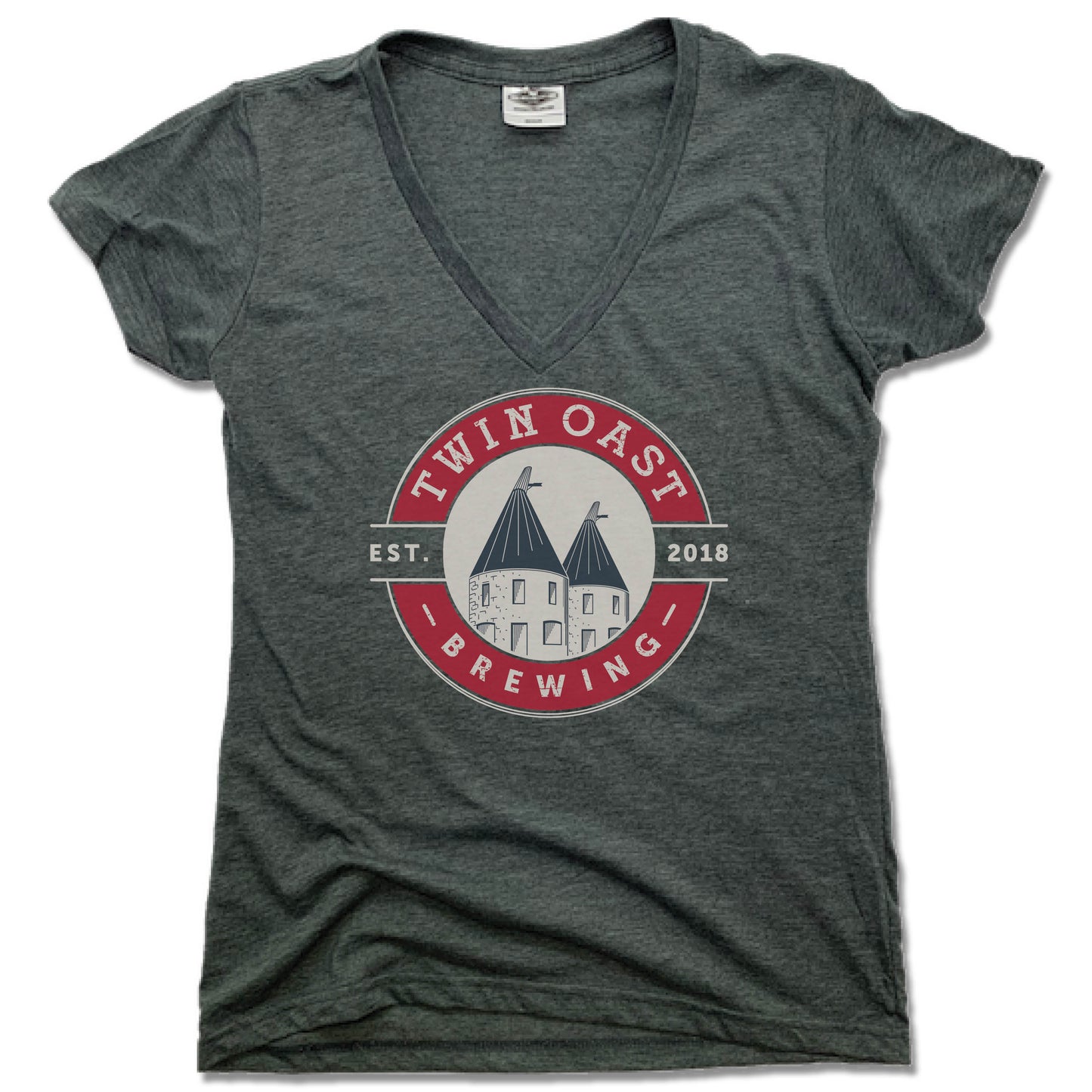TWIN OAST BREWING | LADIES V-NECK | RED SEAL