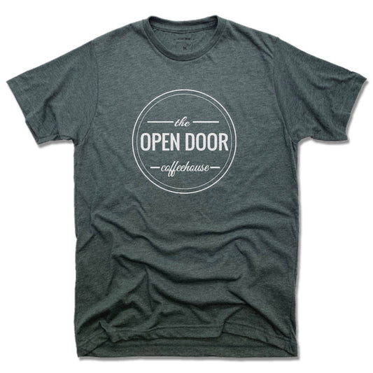 THE OPEN DOOR | UNISEX TEE | LOGO - WHITE