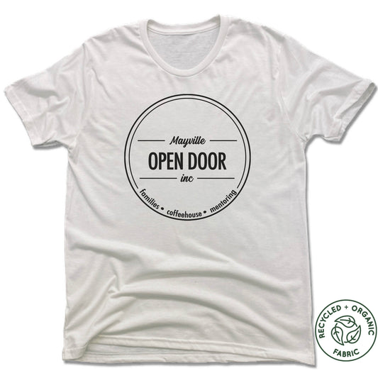 THE OPEN DOOR | UNISEX WHITE Recycled Tri-Blend