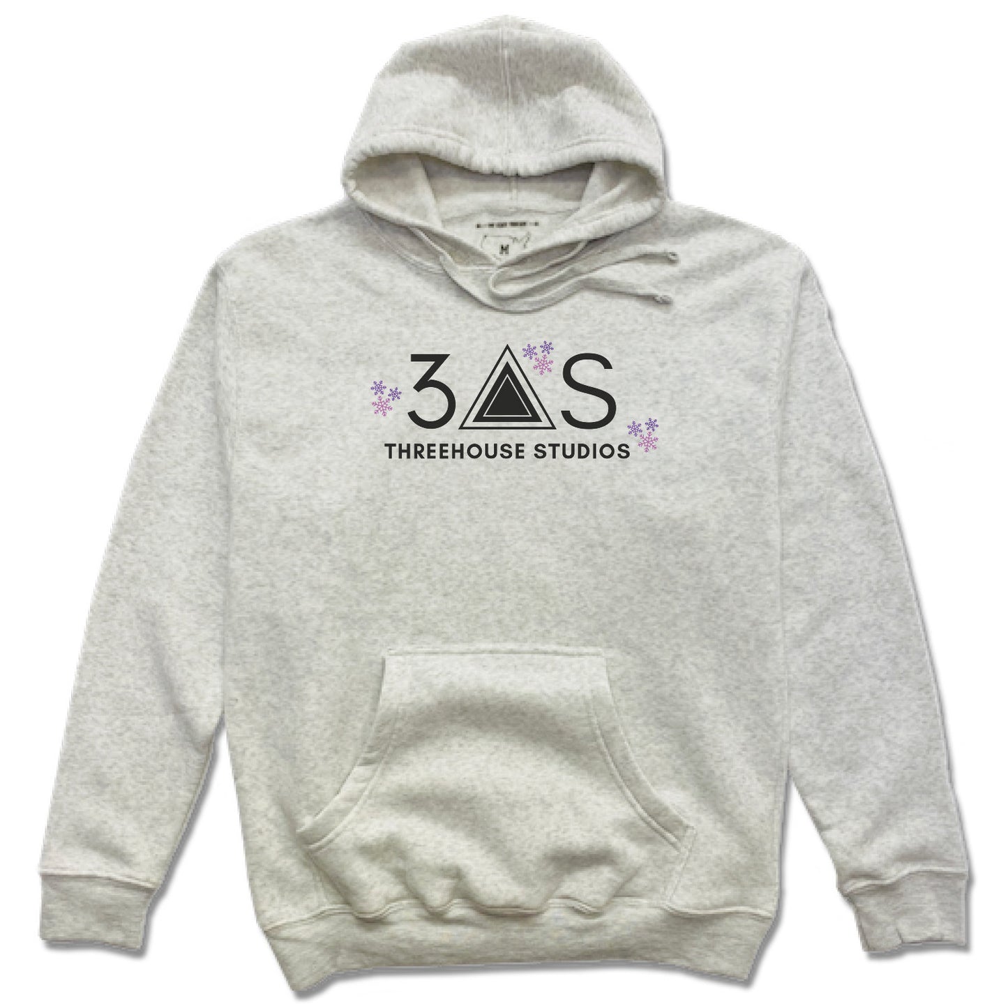 THREEHOUSE STUDIOS | HOODIE | Purple Snowflakes