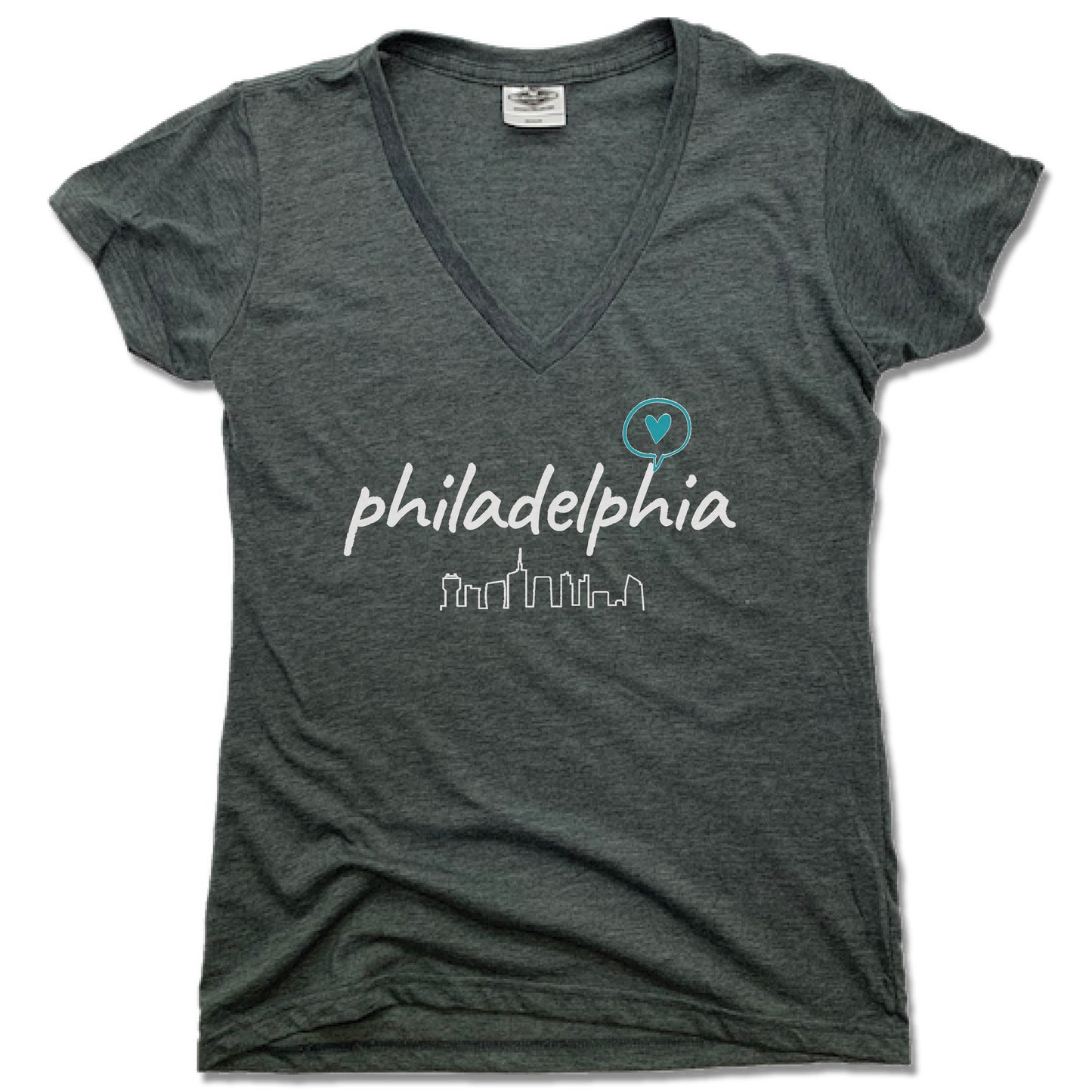 TUCK BARRE & YOGA | LADIES V-NECK | PHILADELPHIA