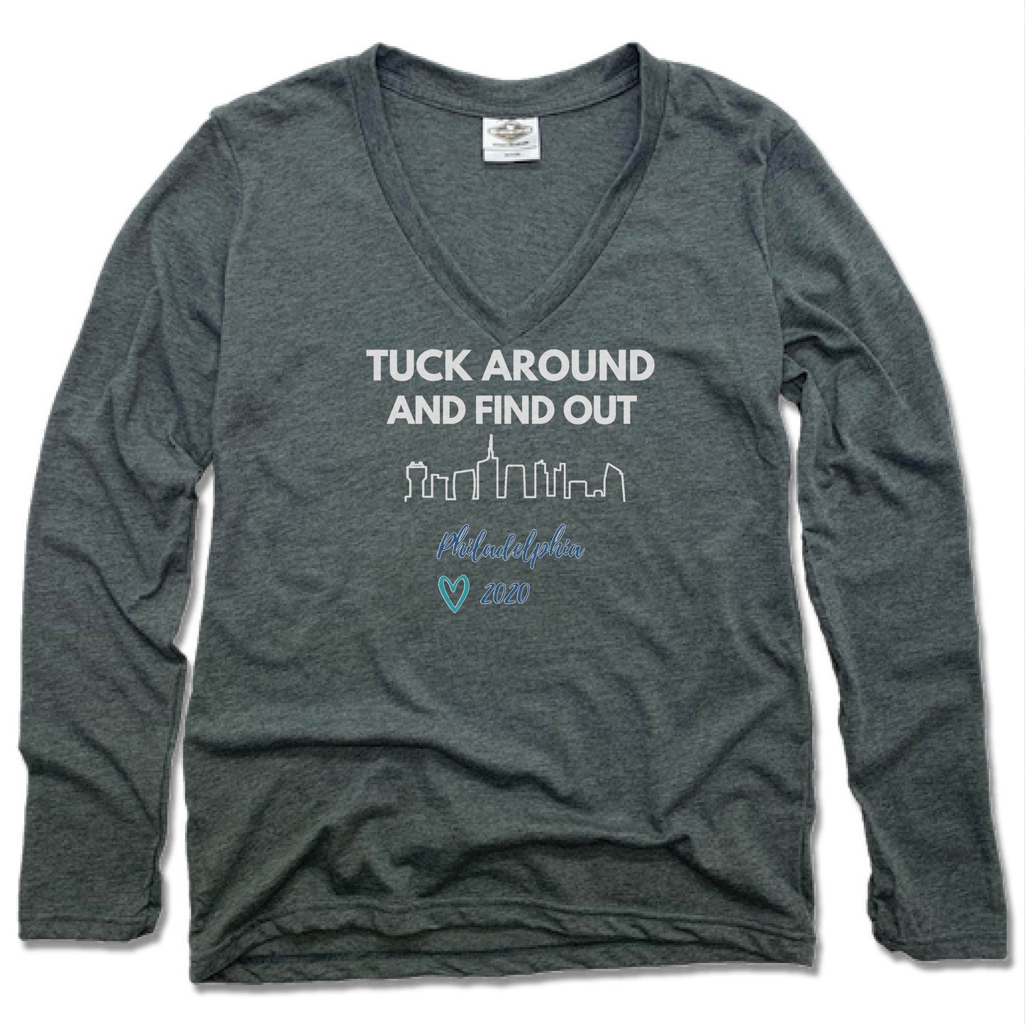 TUCK BARRE & YOGA | LADIES' LONG SLEEVE TEE | TUCK AROUND AND FIND OUT