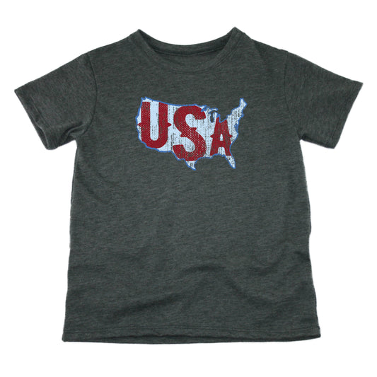 USA Vintage Map - Kids' Tee