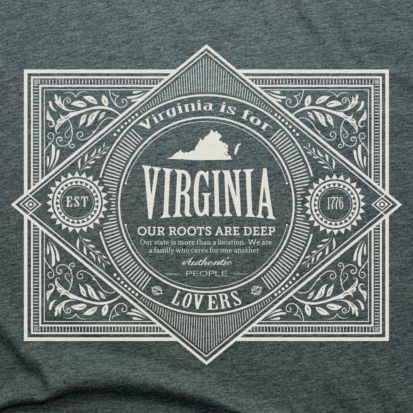 VIRGINIA | KIDS TEE | VINTAGE WHITE