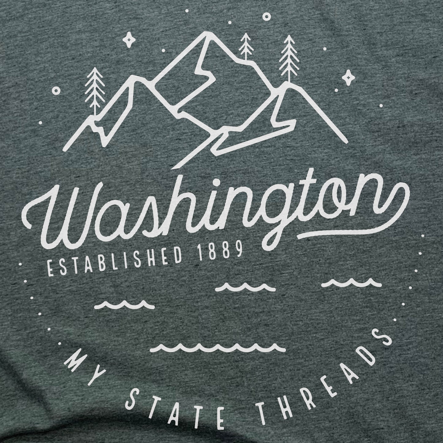 WASHINGTON | UNISEX TEE | CREST