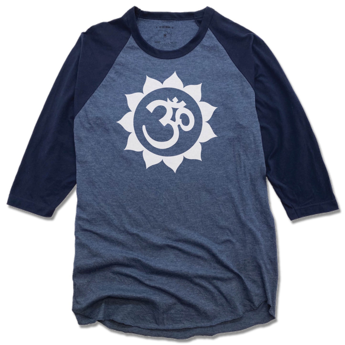 WEST ASHEVILLE YOGA | DENIM/NAVY 3/4 SLEEVE | NAMASTE