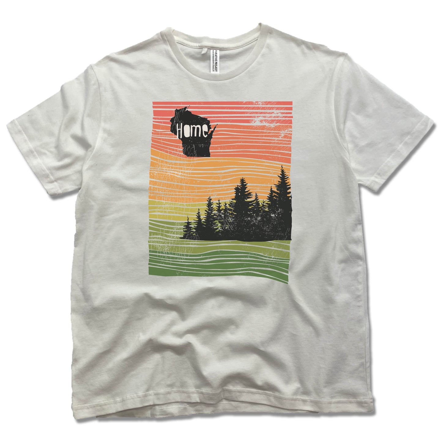WISCONSIN | PARATIVE PROJECT TEE | HOME LINE ART