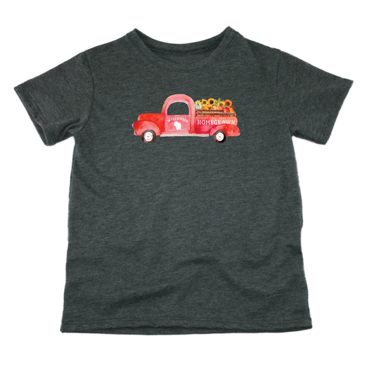 Wisconsin Fall Homegrown Truck - Kids' Tee