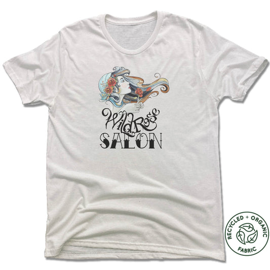 WILD ROSE SALON | UNISEX WHITE Recycled Tri-Blend | WATERCOLOR